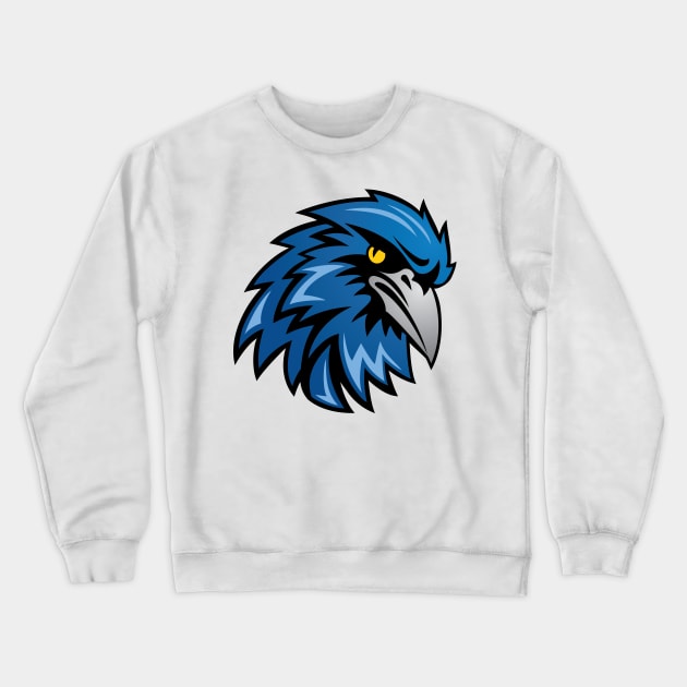 Blue Bird Mascot Crewneck Sweatshirt by SWON Design